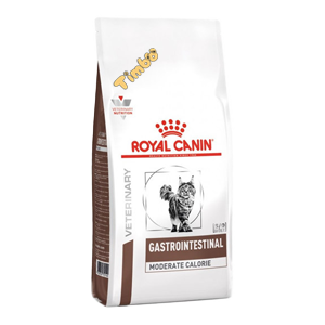 قیمت و خرید غذای درمانی گربه Gastrointestinal Moderate Calorie رویال کنین (بیماری گورارشی)